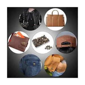 Biaungdo Kit de 200 cierres a presión de 0.591 in cierre_6