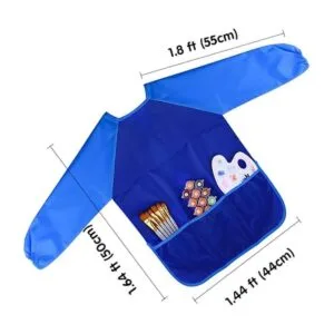 Kuuqa Delantales de arte impermeables para niños con 3_3