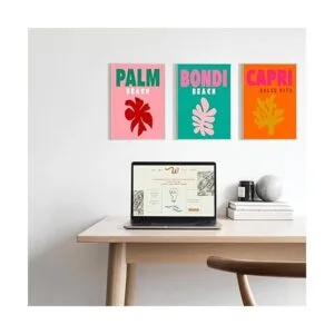 Decoración de habitación preppy arte de pared estético_3