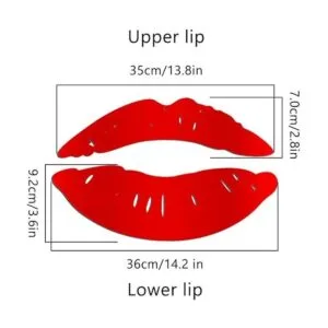 LZYMSZ Pegatinas de pared para espejo de labios 2_5