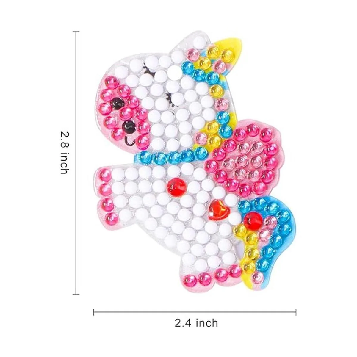 Kit de llavero de pintura de diamantes de gema_3