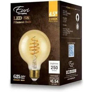 Euri Lighting VG253020ad filamento LED decorativo G25_5