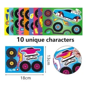 Monster Truck hacer tus propias calcomanías con 10_2