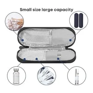 Mosla Estuche de viaje para enfriador de insulina con 2_6