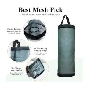 Soporte para bolsas de plástico soporte de malla para_2