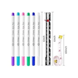 Rotuladores de tela 6 rotuladores de colores solubles en_2