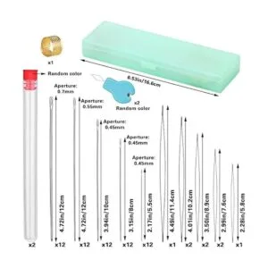 El juego de 74 agujas de cuentas incluye 60 agujas de hilo_2