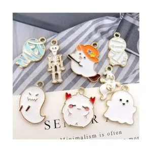 Honbay 23 colgantes esmaltados de aleación de bruja de_3