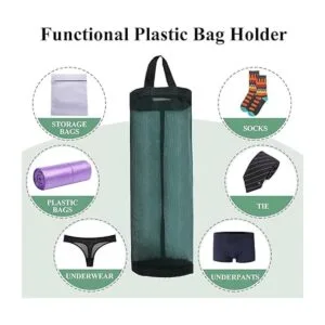 Soporte para bolsas de plástico soporte de malla para_5