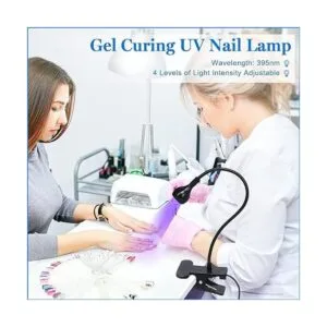 Geisofu Lámpara de uñas UV de cuello de cisne 395 nm 3 W_2