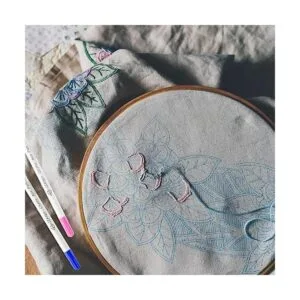 Rotuladores de tela 6 rotuladores de colores solubles en_4