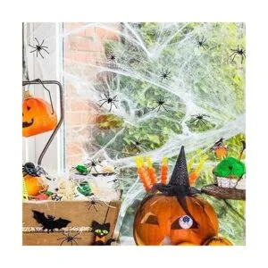 BAINFE 100 piezas de mini arañas de plástico de Halloween_4