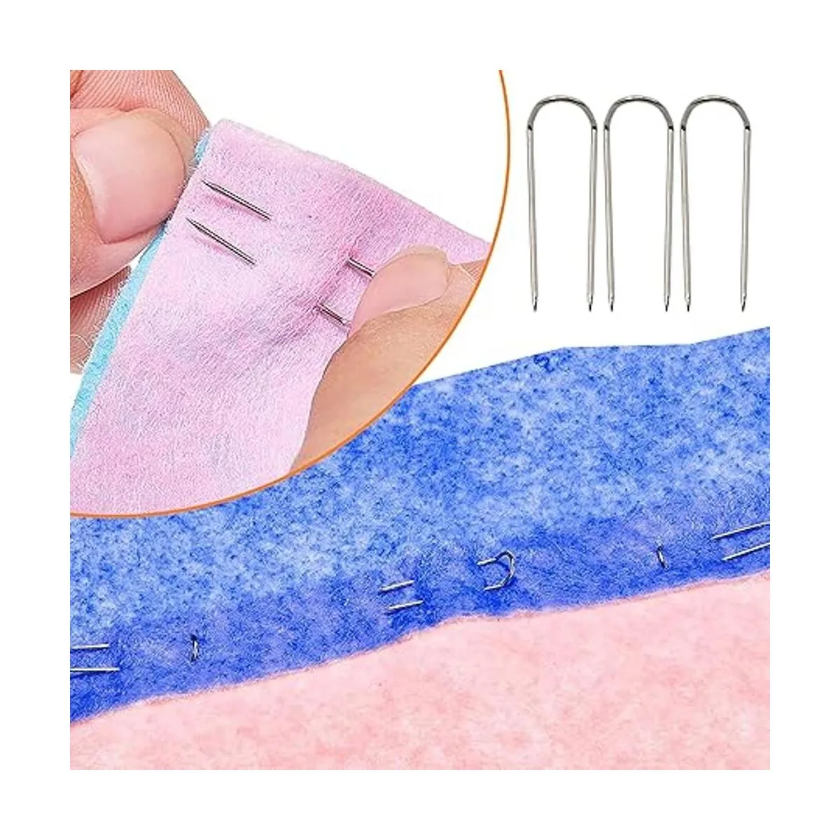 GMMA 100 horquillas de costura en U horquillas de_5