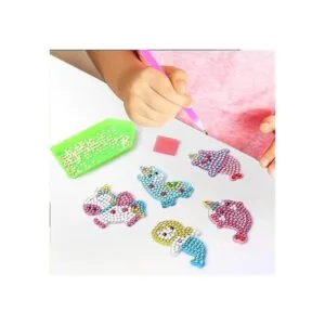 Kit de llavero de pintura de diamantes de gema_7