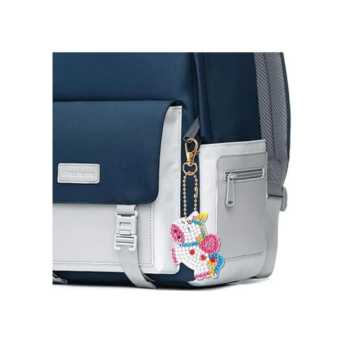 Kit de llavero de pintura de diamantes de gema_6