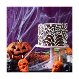 BAINFE 100 piezas de mini arañas de plástico de Halloween_5