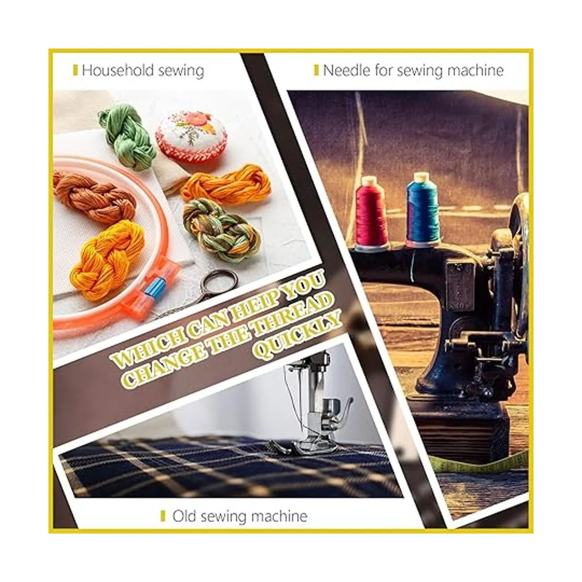 Kit de 26 roscadores de aguja 6 enhebradores de agujas en_6