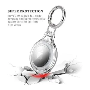 COOLQO Paquete de 2 llaveros impermeables IPX8 con soporte_3