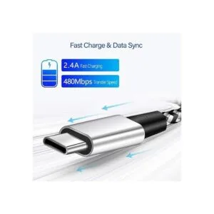 Cargador tipo C de 10 pies. Cable USB tipo C; cargador_2