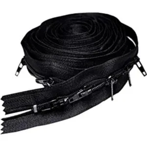 Cremallera negra 3 por The Roll Long Zipper by The Yard_1