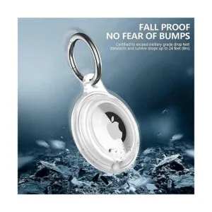 Paquete de 2 fundas impermeables IPX8 para AirTag con_4