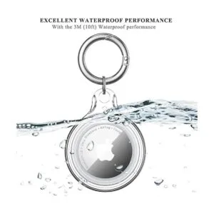 COOLQO Paquete de 2 llaveros impermeables IPX8 con soporte_2