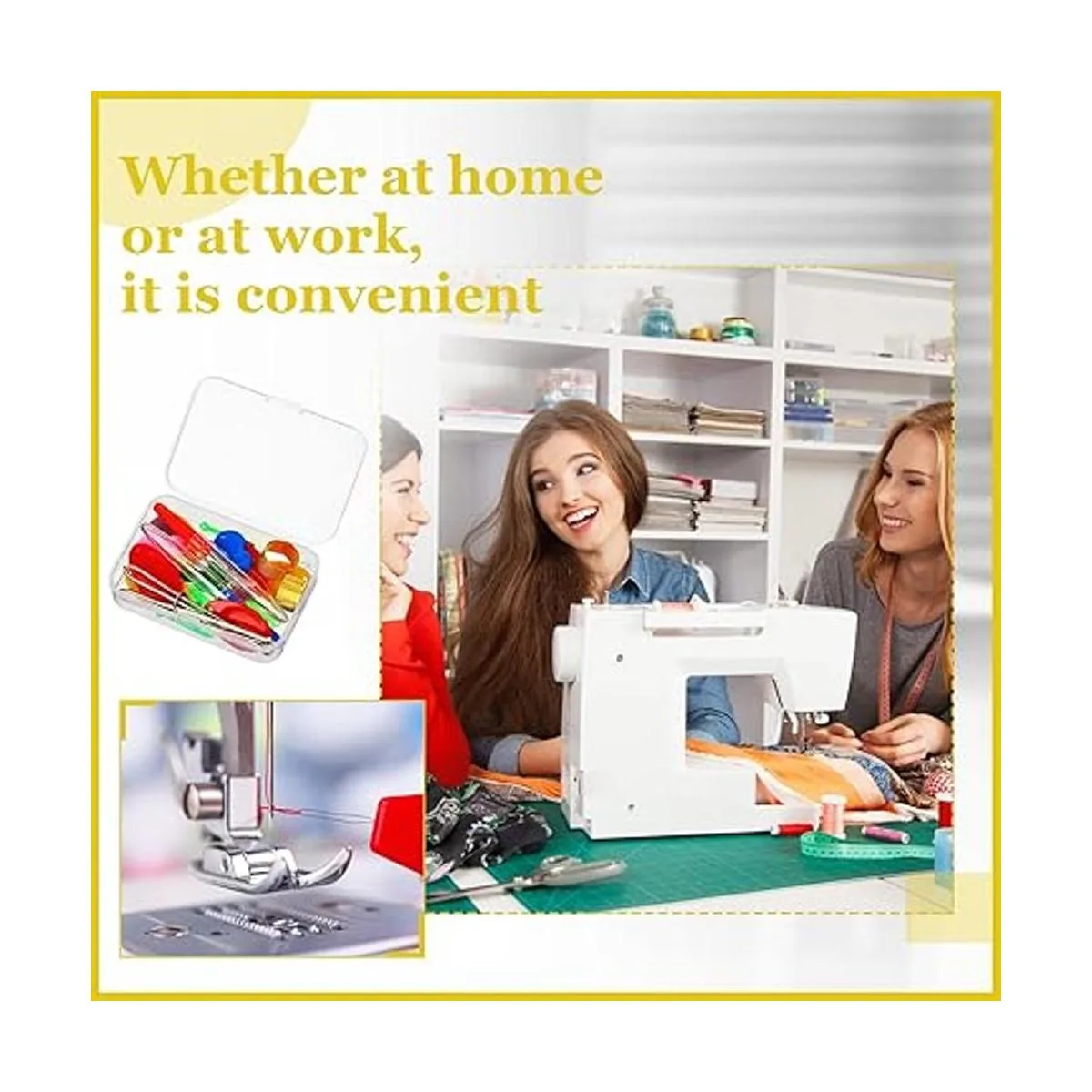 Kit de 26 roscadores de aguja 6 enhebradores de agujas en_7