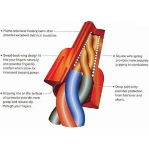 Happy Emily 100 unids conectores de alambre con alas_3