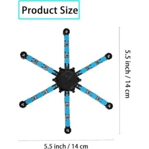 Paquete de 4 juguetes giratorios transformables para la_2