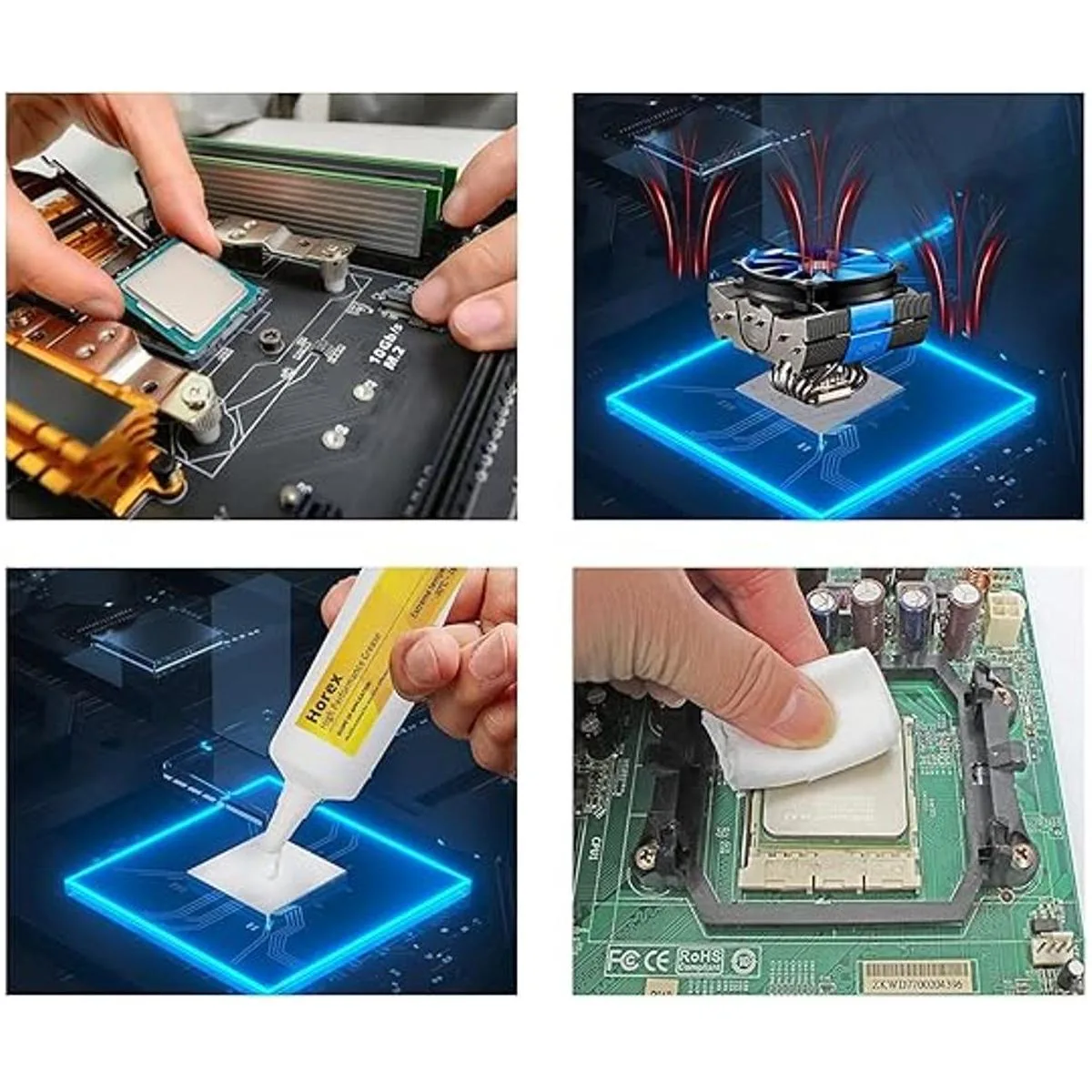 Procesadores de CPU para computadora de pasta térmica_6