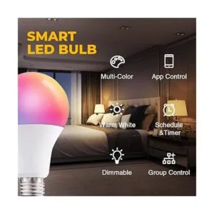 Smart Color Changing E26 RGB LED Bulb Dimmabled Nursery_2
