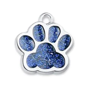 Colgante con diseño de huella de perro para pulseras_1