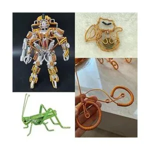 12 rollos de alambre de aluminio de colores de 196.8 pies_6