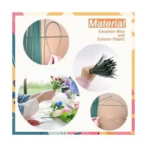 200 piezas de alambre de tallo de flores florales alambre_3
