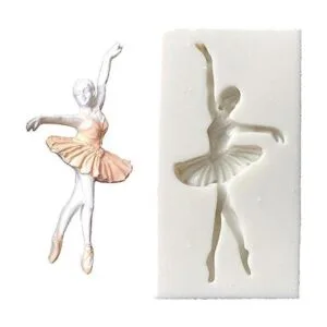 Lindo molde de silicona para bailarina para amantes de la_1