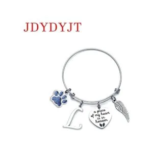 Colgante con diseño de huella de perro para pulseras_2