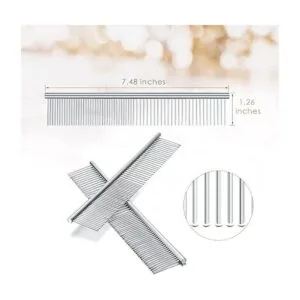 Brochas de macramé plata 2 piezas borla Metal Peines_2