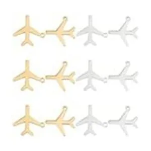 UNICRAFTALE 12 dijes colgantes de avión de pasajeros de 2_6