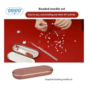 El juego de 77 agujas de cuentas incluye 60 agujas de hilo_3