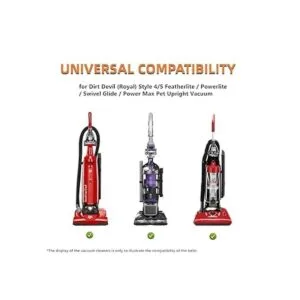 JEDELEOS Correas estilo vacío 45 para Dirt Devil Power_3