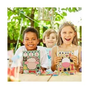 48 hojas de pegatinas de animales de manualidades con 8_5