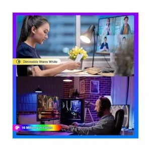 Smart Color Changing E26 RGB LED Bulb Dimmabled Nursery_4