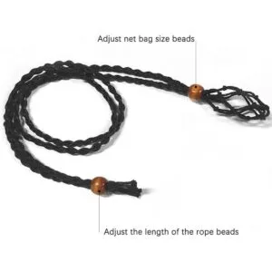 3 piezas de collar con cordón de piedra vacía para_3