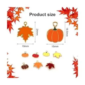 AIEX 48 dijes de otoño dijes de hojas de arce de otoño_2