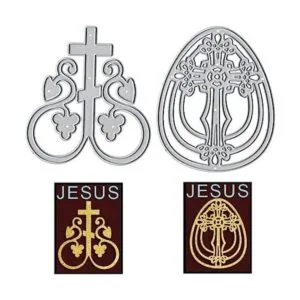 Troqueles de fondo de cruz de metal para hacer tarjetas_1