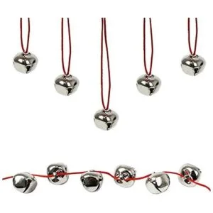 Paquete de 50 cascabeles de Navidad de 1 pulgada para_2