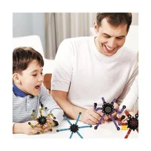 Paquete de 4 juguetes giratorios transformables para la_5