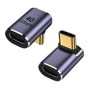 Adaptador USB C de 90 grados paquete de 2 AuviPal USB C_1