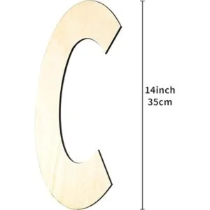 GDGDSY Letras de madera sin terminar letras de madera en_2