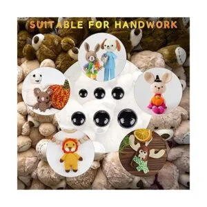 700 ojos de seguridad para Amigurumi con arandelas de 6 a_5